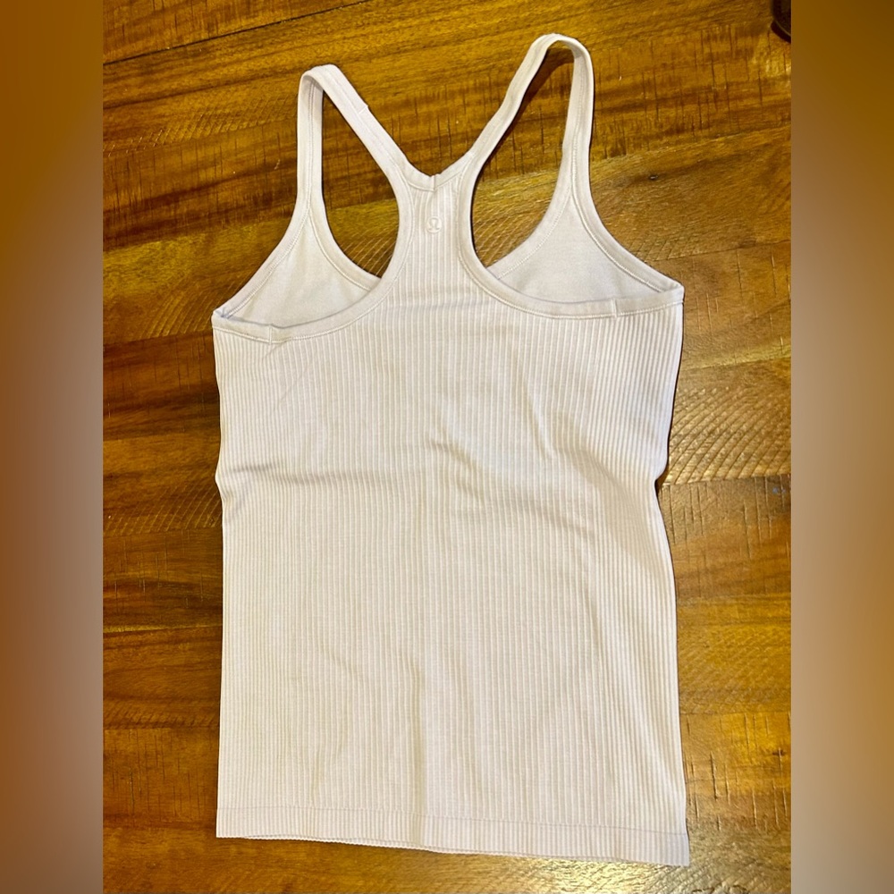 LULULEMON Ebb to Street Tank PETAL PINK size 8 - Picture 2 of 5